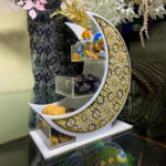 Acrylic Ramadan table decor serving stand