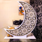 Moon shaped Ramadan centerpiece for dates
