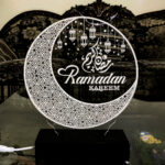 Ramadan table decoration 3D illuminated lamp