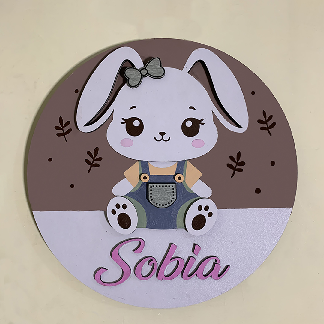 Custom Child Name Sign Board