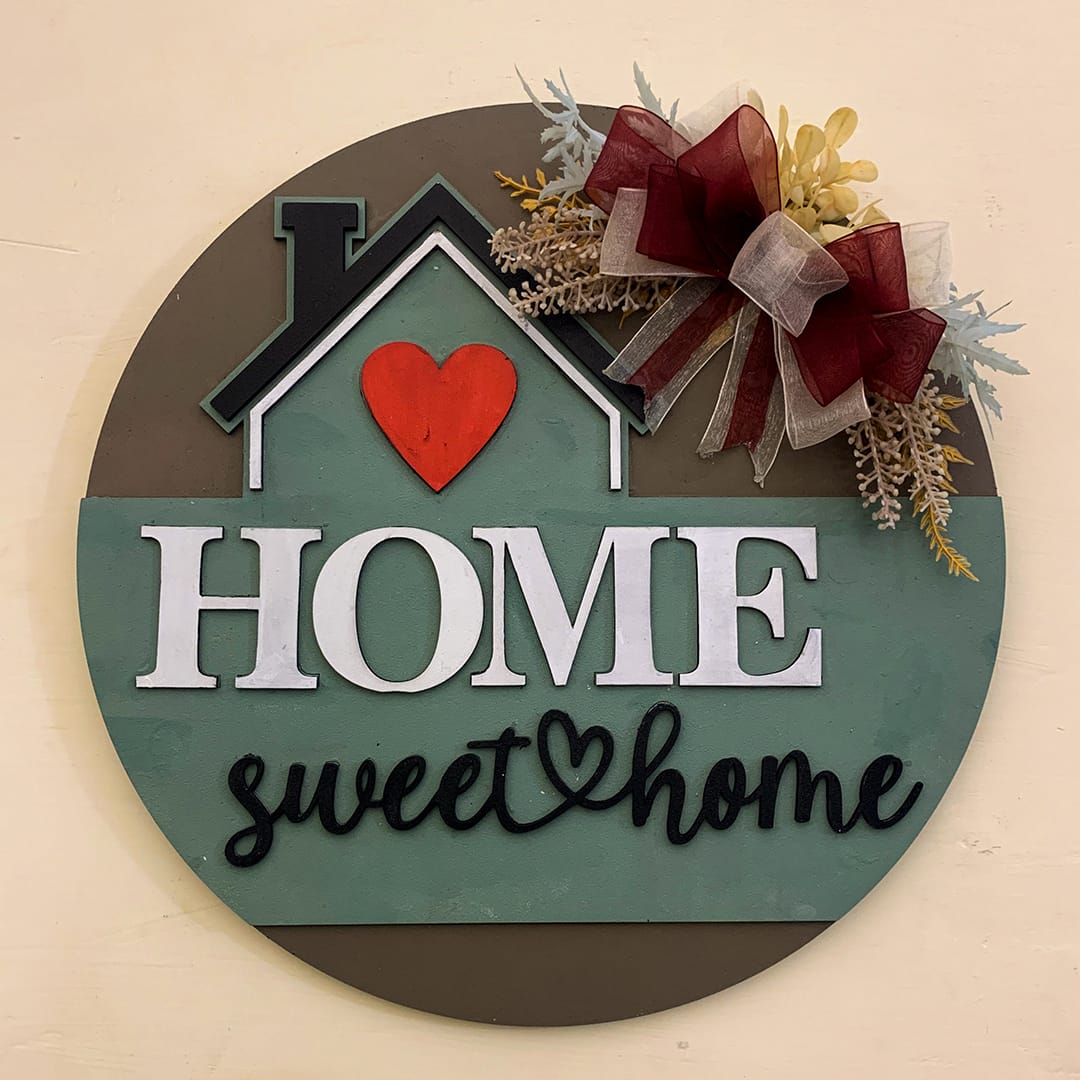Decorative welcome signboard handmade Pakistani home decor