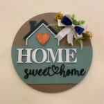 Close-up of flat 2D sign board design ✨