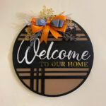 Premium Welcome MDF wooden sign board for wall décor