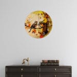 Luxury Nature Inspired Birds Wall Clock