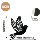 Elegant flying birds MDF laser cut wall décor