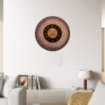 Modern Laser Engraved Acrylic Wall Clock Design