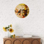 Decorative Acrylic Birds Wall Clock for Living Room