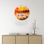 Luxury Horse Acrylic Wall Clock for Modern Home Décor