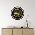 Premium Darood Sharif Laser Engraved Wall Clock