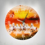 Majestic Horse Acrylic Wall Clock with Premium Artistic Design