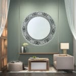 Premium MDF mandala mirror for home decoration