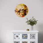 Modern Flying Birds Acrylic Wall Clock for Home Décor