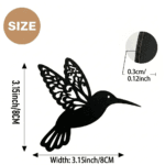 Modern flying birds wooden wall art design