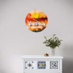Artistic Horse Wall Clock with Acrylic Finish